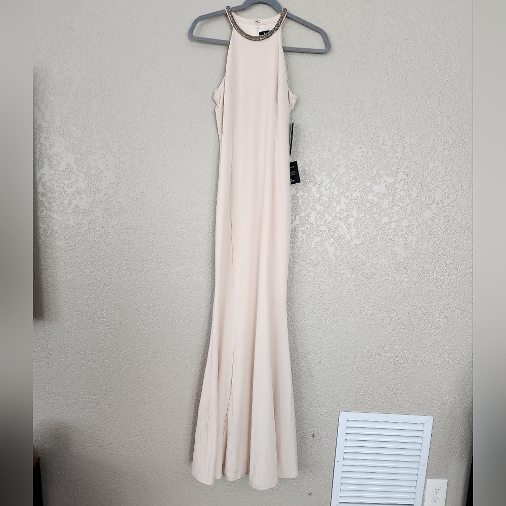 NWT Lulu's Girl in the Mirror Beaded Maxi Dress Size Small